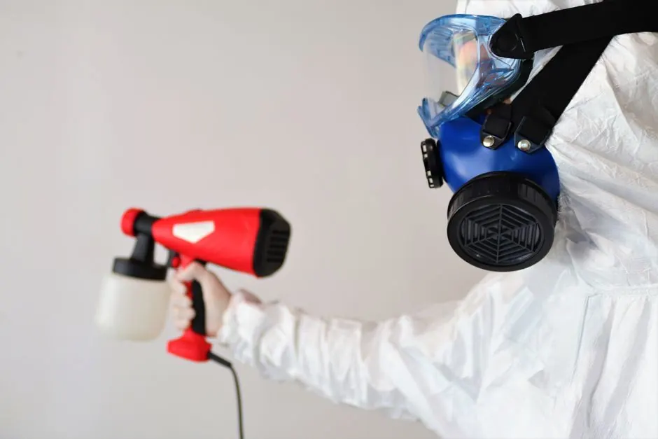 Experienced water damage restoration professionals at work